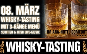 ARA Hotel Comfort, "Whisky Tasting" Anzeige DINA4